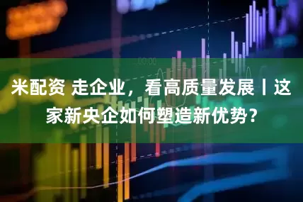 米配资 走企业，看高质量发展丨这家新央企如何塑造新优势？
